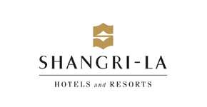 SHANGRI-LA品牌logo設計_五星級酒店品牌設計、SHANGRI-LA酒店vi設計、酒店標志設計、高級酒店標識設計      